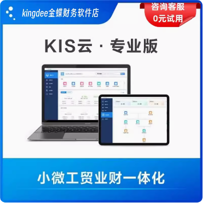 金蝶kis专业版做账记账报税系统 进销存生产委外买断版财务软件